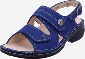 Finn Comfort Sandaal in Blauw: voorkant