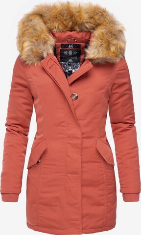 Parka d’hiver 'Karmaa' MARIKOO en orange : devant