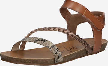 Blowfish Malibu Sandalen met riem 'Goya' in Bruin: voorkant