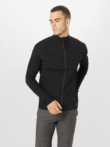 DRYKORN Regular fit Pletena jopa 'Braxten' | črna barva: sprednja stran