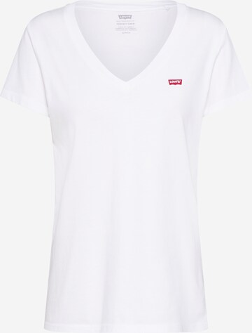 LEVI'S ® Shirt 'Perfect Vneck' in Wit: voorkant