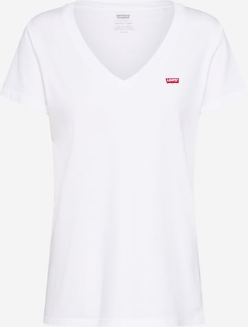 LEVI'S ® Shirt 'Perfect Vneck' in Wit: voorkant