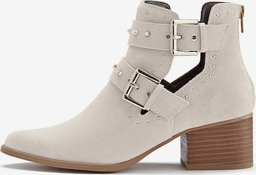 LASCANA - Botas de tobillo en beige: frente