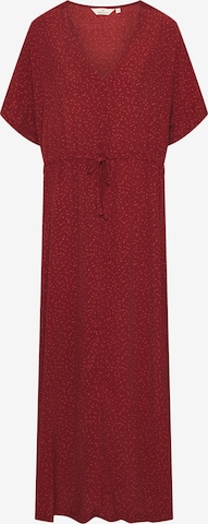 basic apparel Zomerjurk 'Anja Long Dress' in Rood: voorkant