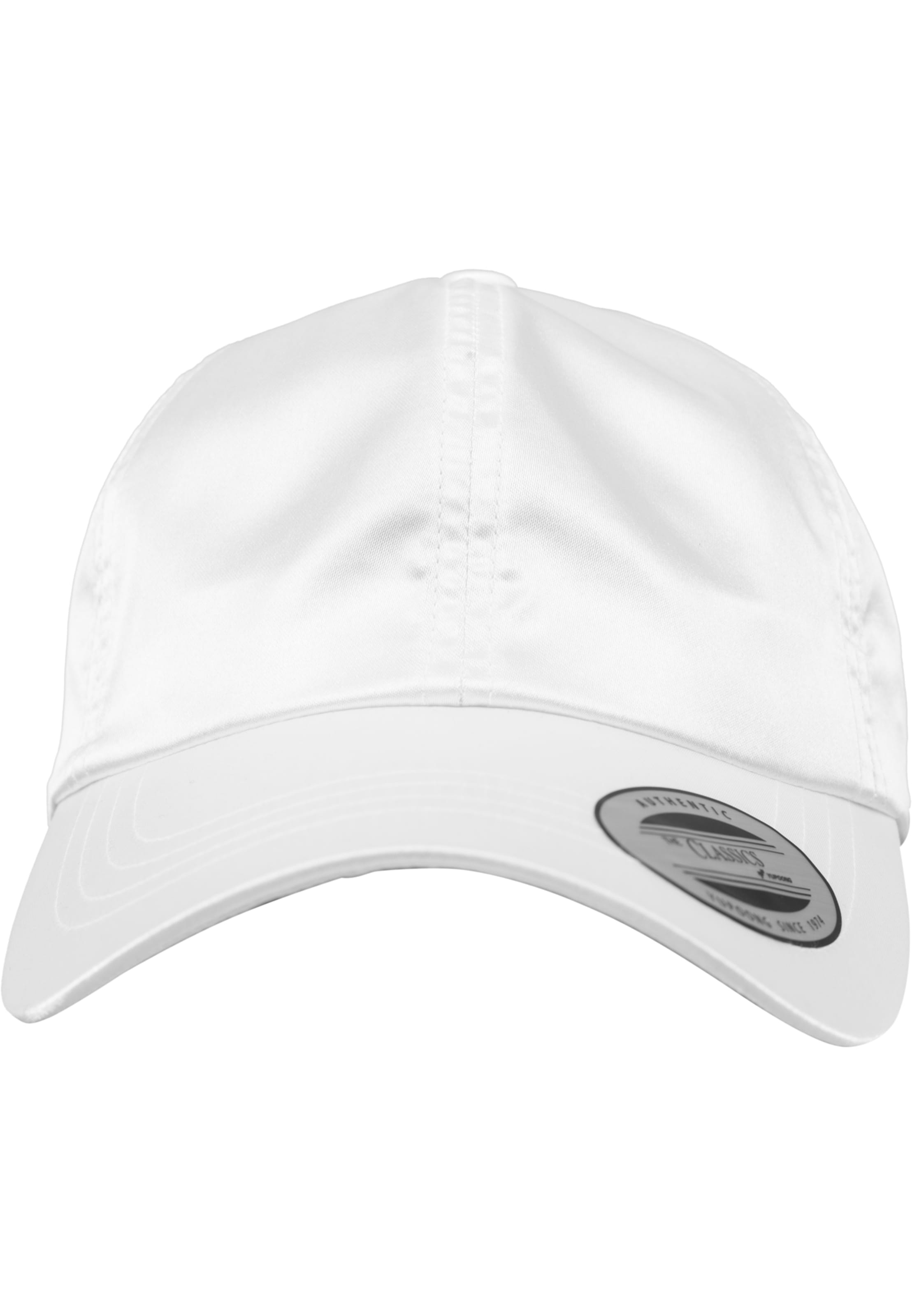 Cappello da baseball di Flexfit in bianco
