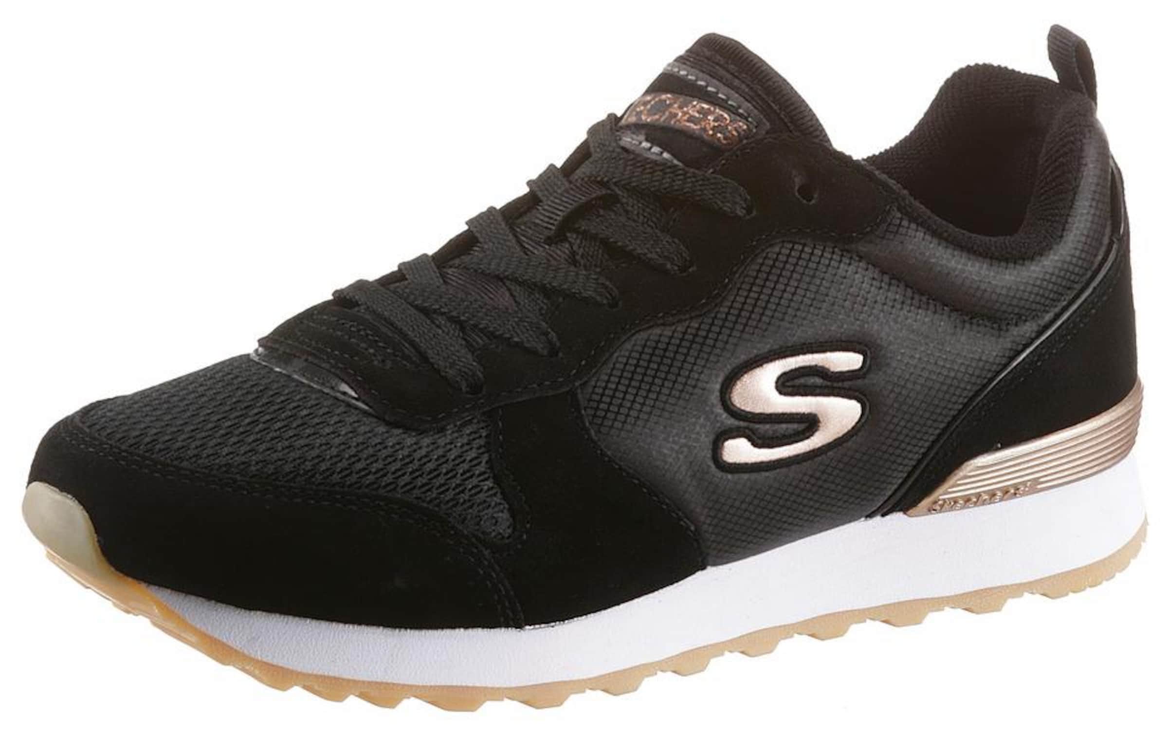 SKECHERS Σνίκερ χαμηλό 'Goldn Gurl' σε μαύρο: μπροστά