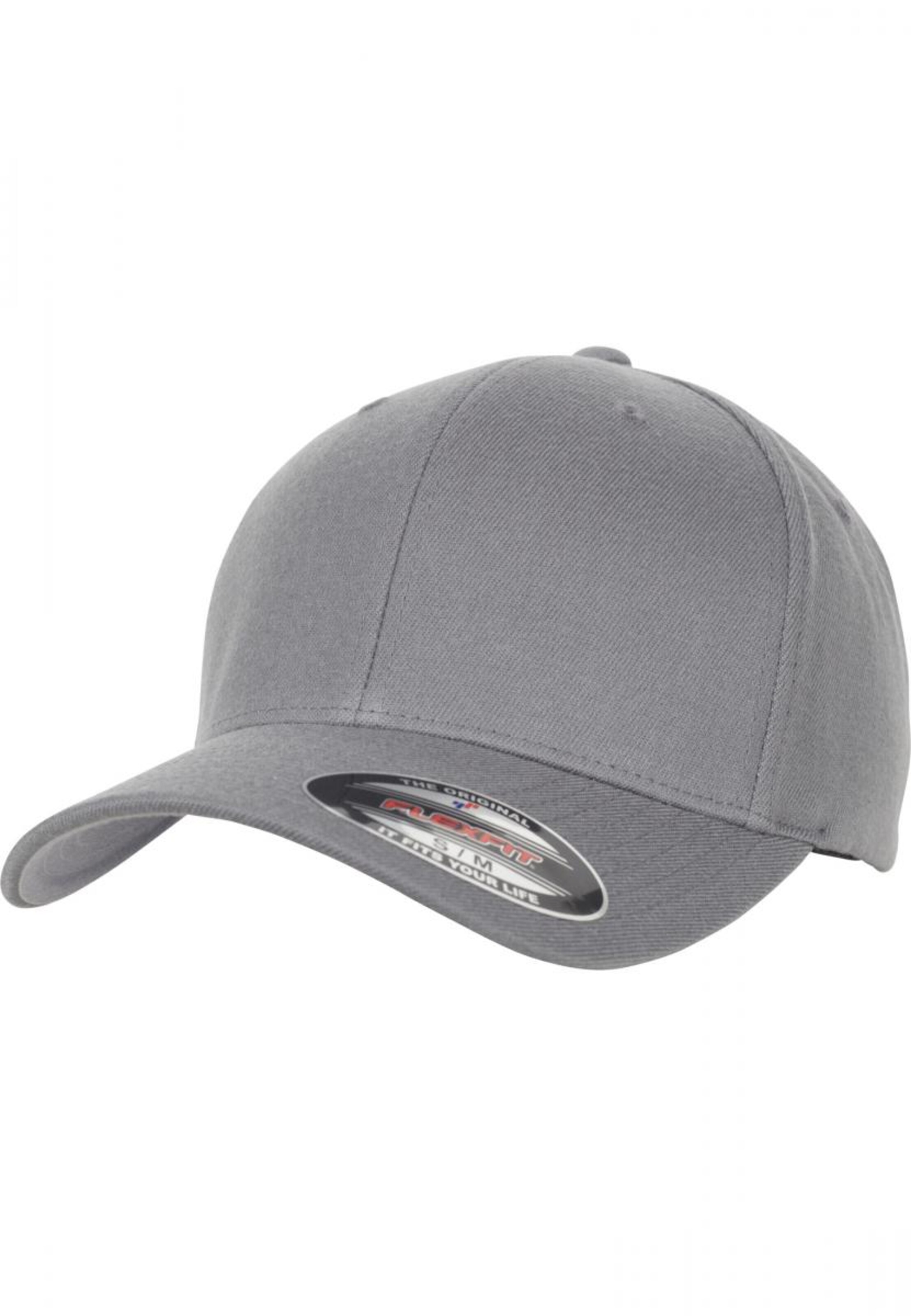 Casquette Flexfit en gris : devant