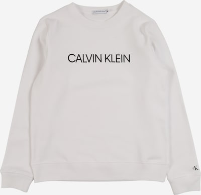 Calvin Klein Jeans Μπλούζα φούτερ σε μαύρο / λευκό, Άποψη προϊόντος
