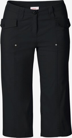 SHEEGO Regular Pants in Black: front