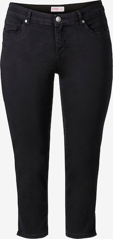 SHEEGO Slim fit Pants in Black: front