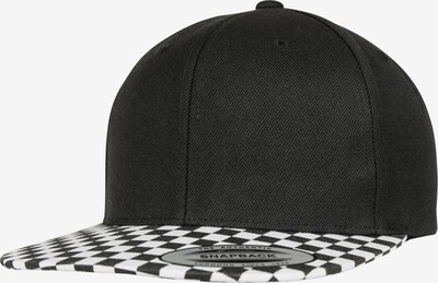 Flexfit Snapback 'Checkerboard' in schwarz / weiß, Produktansicht