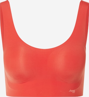 SLOGGI Bra 'ZERO Feel Top EX' in Red: front