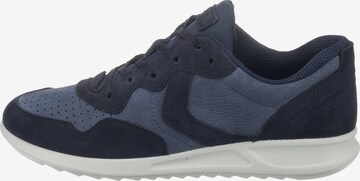 ECCO Sneakers laag 'Soft 5 Black Feather' in Blauw