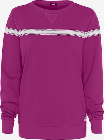 H.I.S Sweatshirt in Purple: front