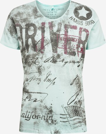 Key Largo T-Shirt 'Driving' in Grün: predná strana