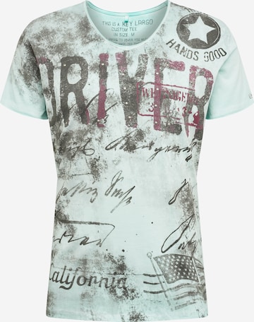 T-Shirt 'Driving' Key Largo en vert : devant