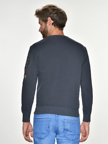 TOP GUN Sweatshirt ' TG-9018 ' in Blue