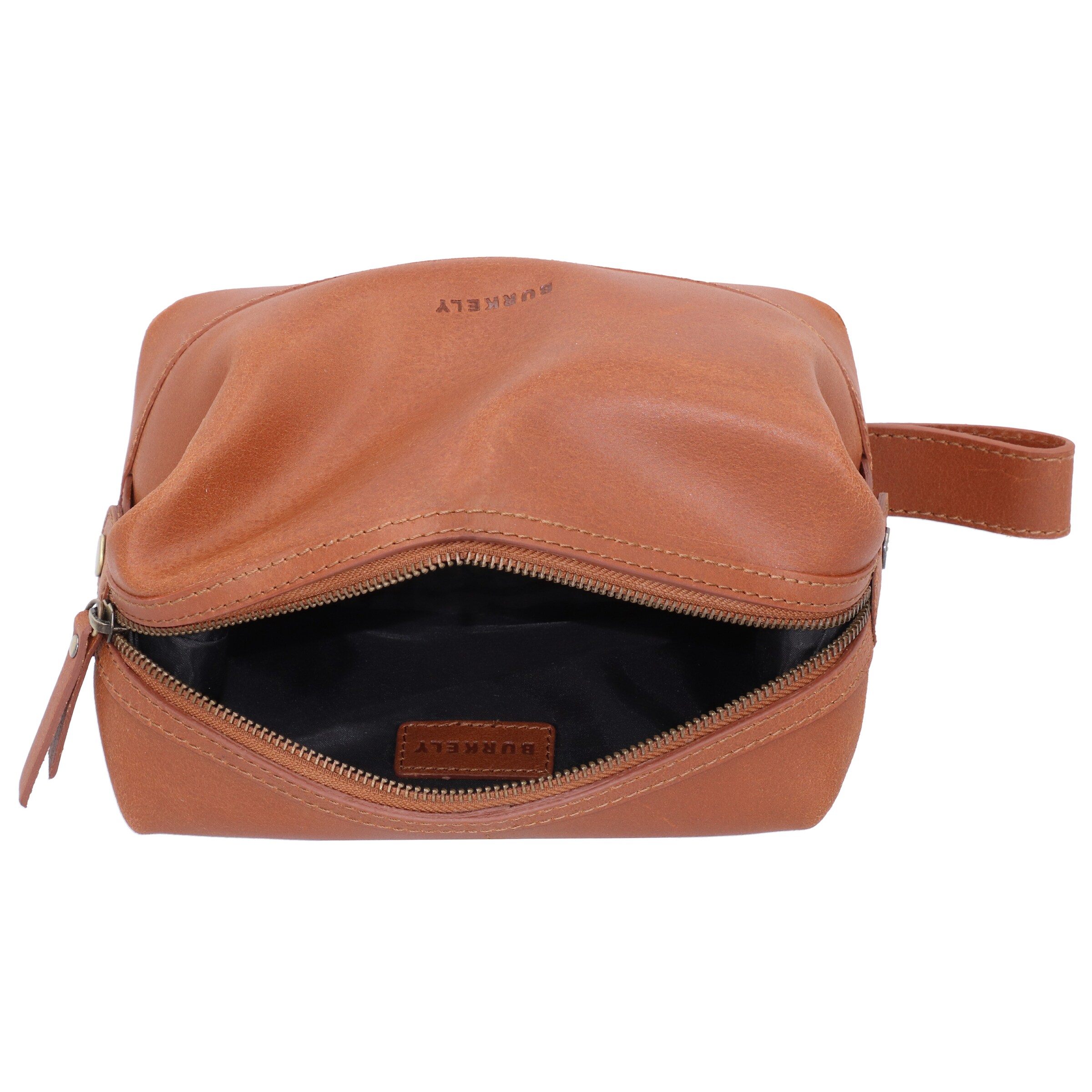 Burkely Toiletry Bag 'Riley' in Brown