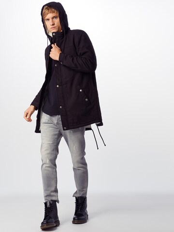 Only & Sons Winter Parka 'Alex' in Black