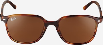 Ray-Ban Zonnebril in Bruin: voorkant