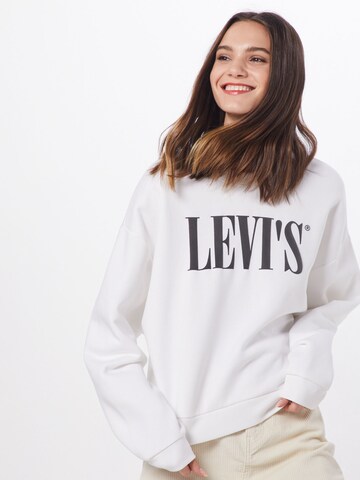 LEVI'S ® Dressipluus 'Graphic Diana Crew', värv valge: eest vaates