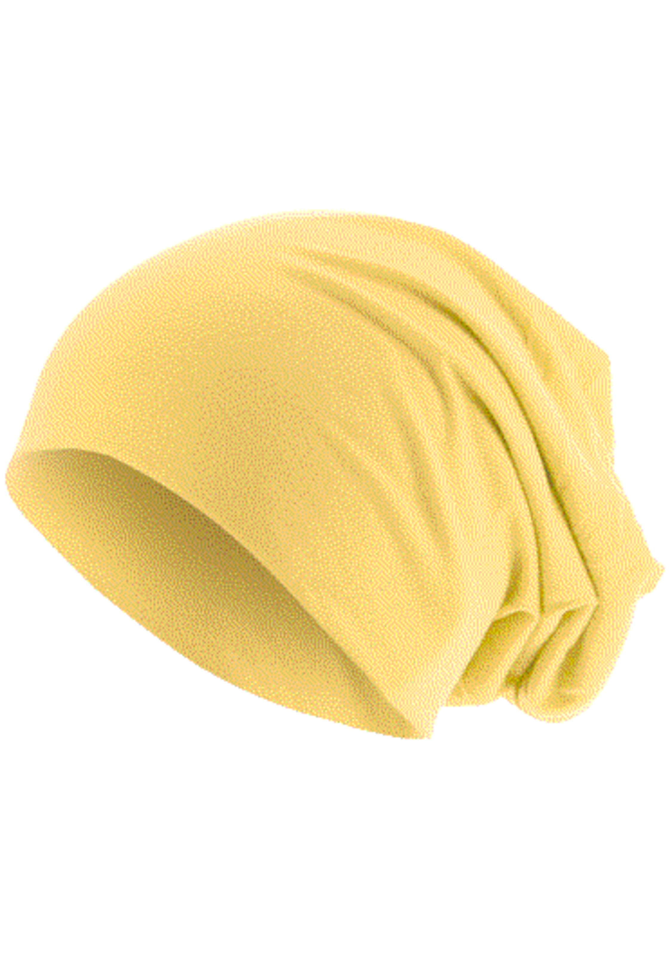 MSTRDS Mütze in Gelb: Vorderseite