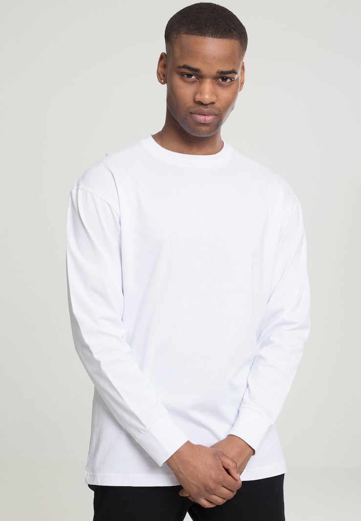 Men Clothing Urban Classics Big & Tall Shirts White