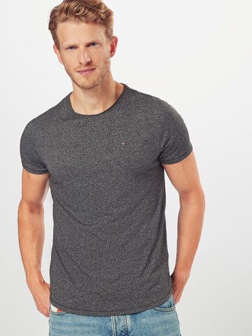 Tommy Jeans Regular fit Shirt 'Jaspe' in Grijs: voorkant