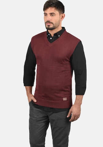 BLEND - Colete de malha em vermelho: frente