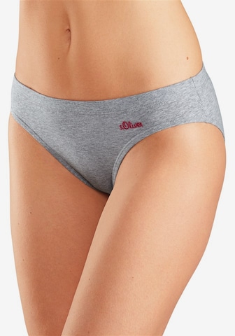 Slip s.Oliver en gris : devant