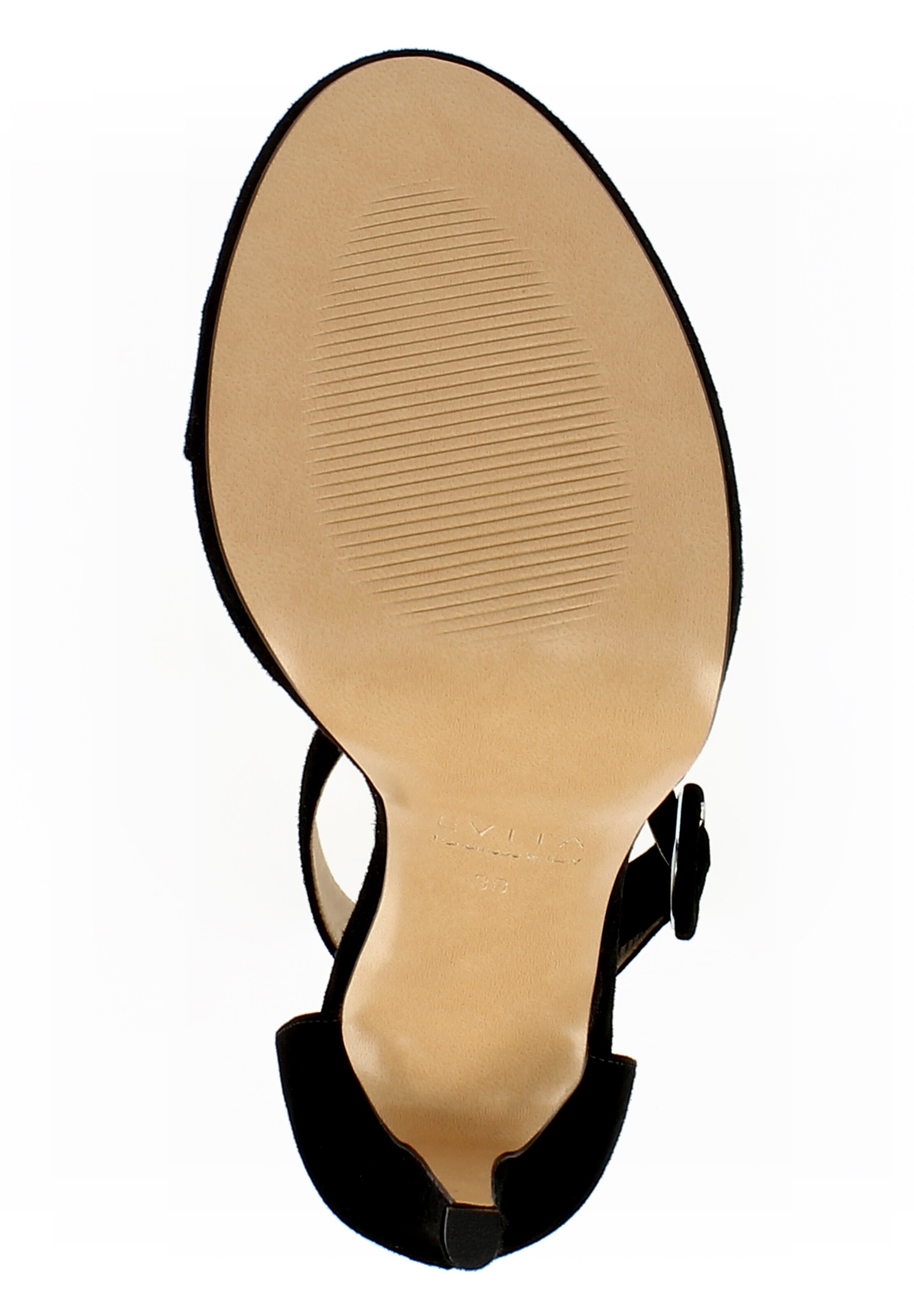 EVITA Sandalen met riem 'EVA' in Zwart