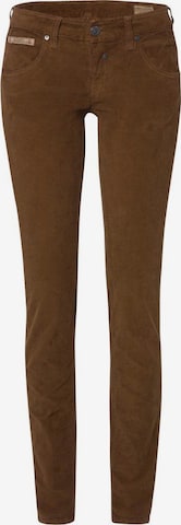 Herrlicher Skinny Hose in Braun: predná strana