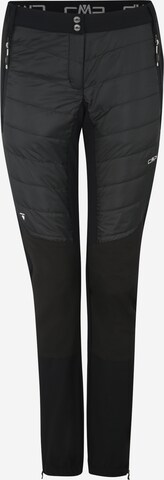 CMP Regular Outdoor Pants 'Campagnolo' in Black: front