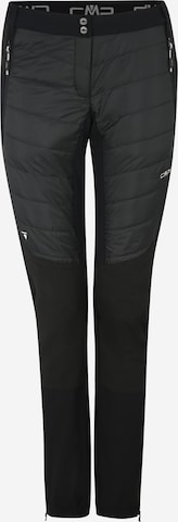 CMP Regular Outdoor Pants 'Campagnolo' in Black: front