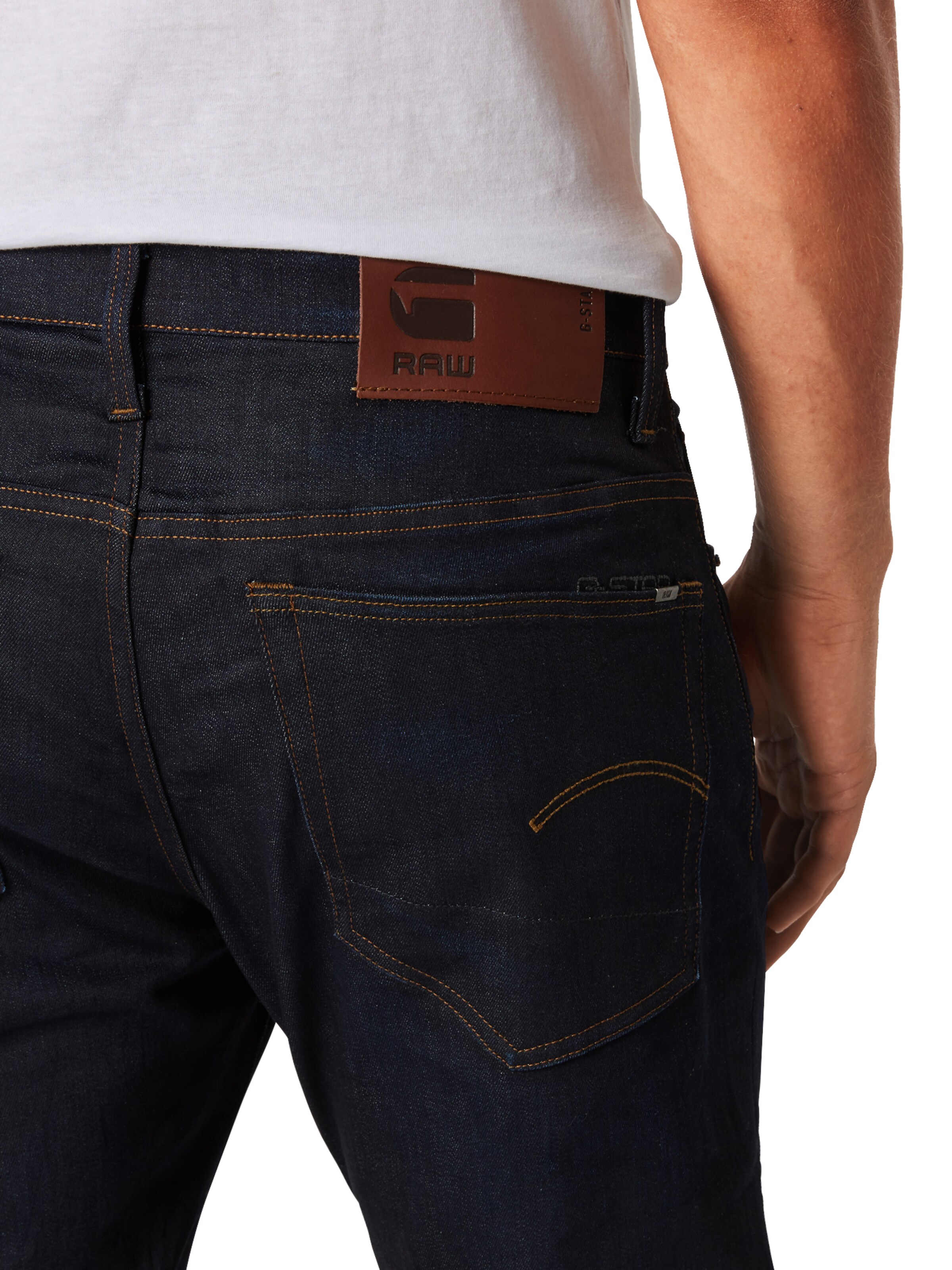 G-STAR Regular Jeans '3301 Loose' in Blauw