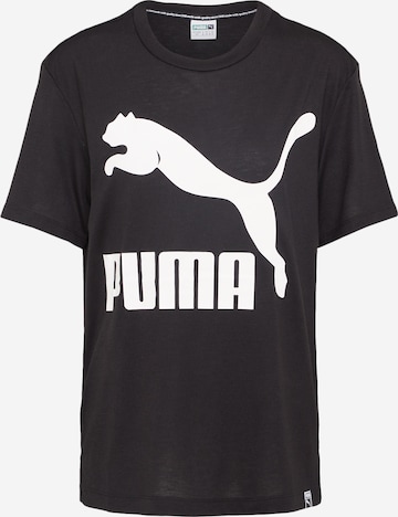 T-shirt PUMA en noir : devant