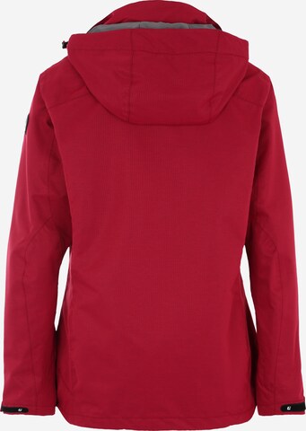KILLTEC Outdoor jacket 'Inkele' in Red: back