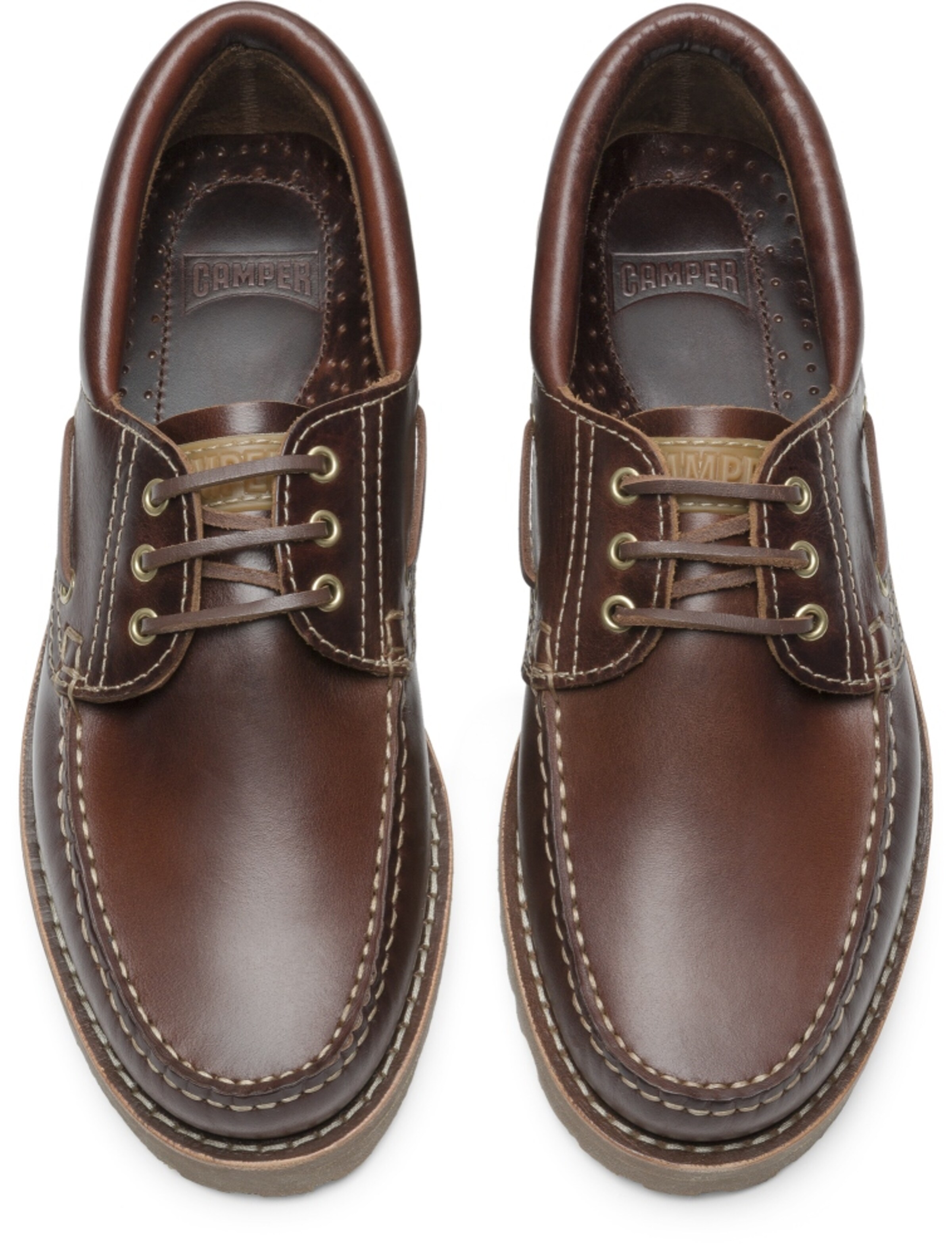 CAMPER Mocassins 'Nautico' in Bruin