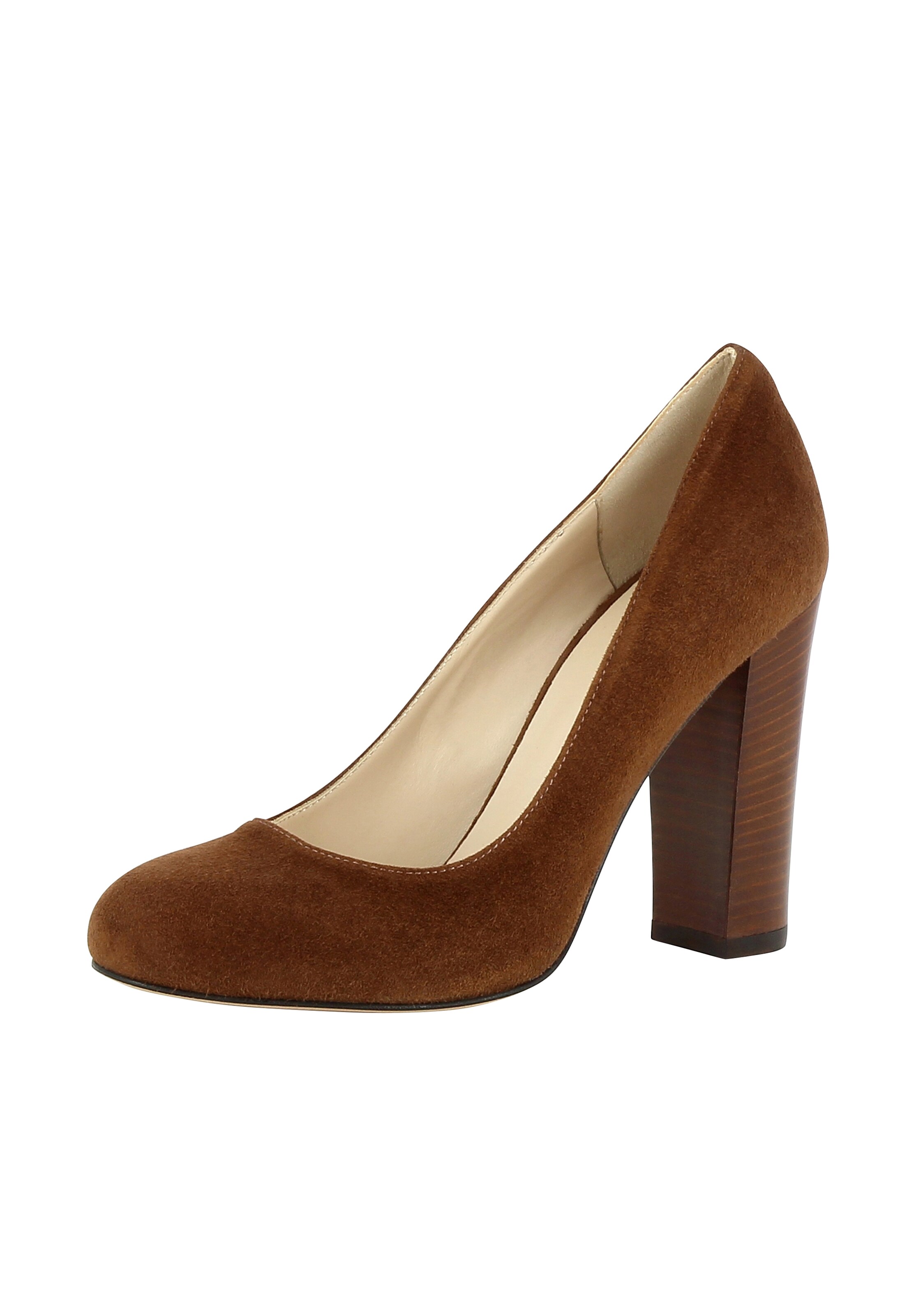 EVITA Pumps 'CRISTINA' in Braun: Vorderseite