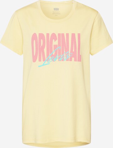 LEVI'S ® Shirt 'The Perfect Tee' in Yellow: front