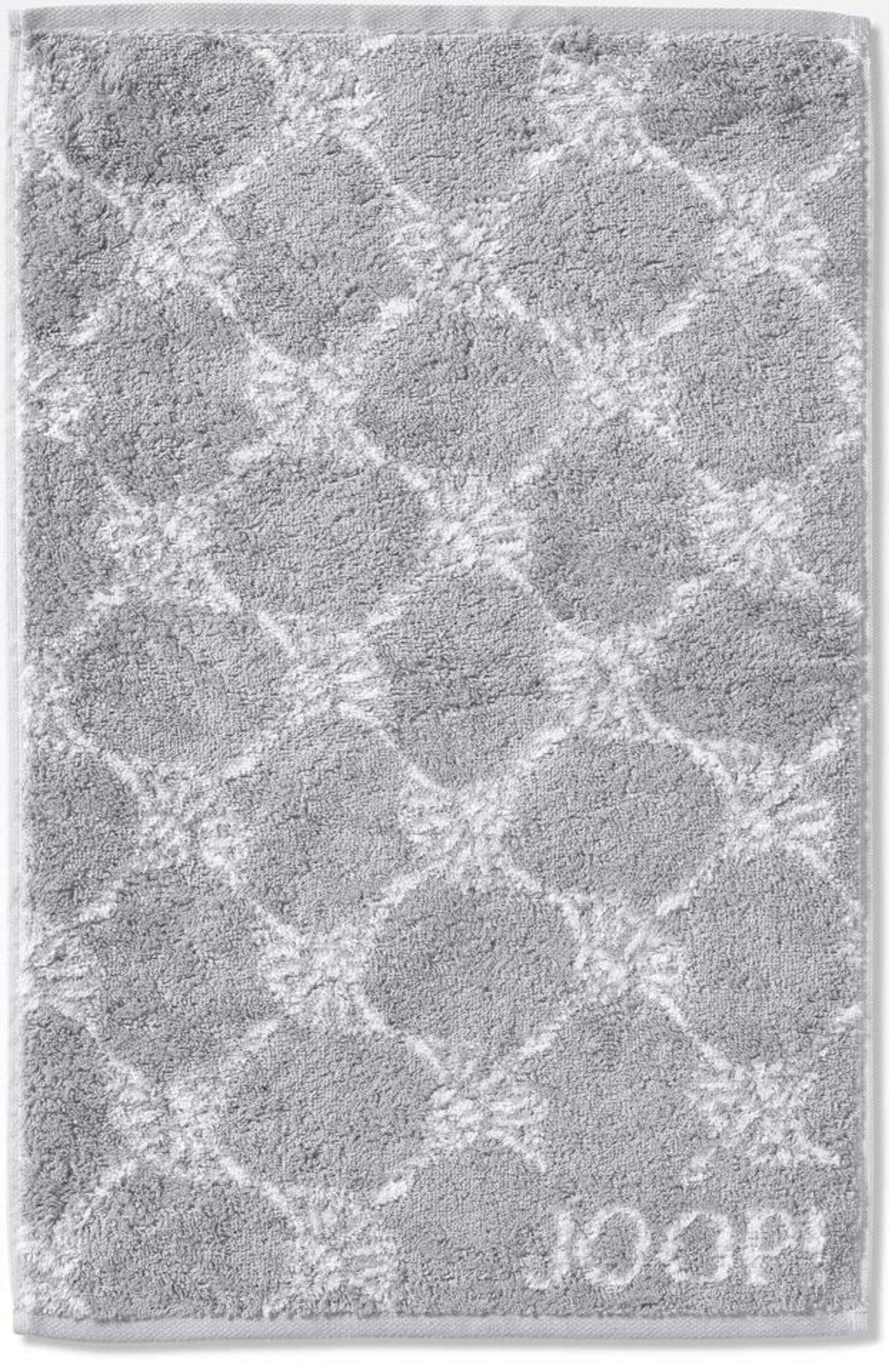 JOOP! Håndklæde 'Cornflower' i grå: forside