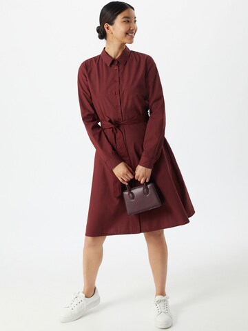 ICHI Shirt dress 'Sarah' in Red