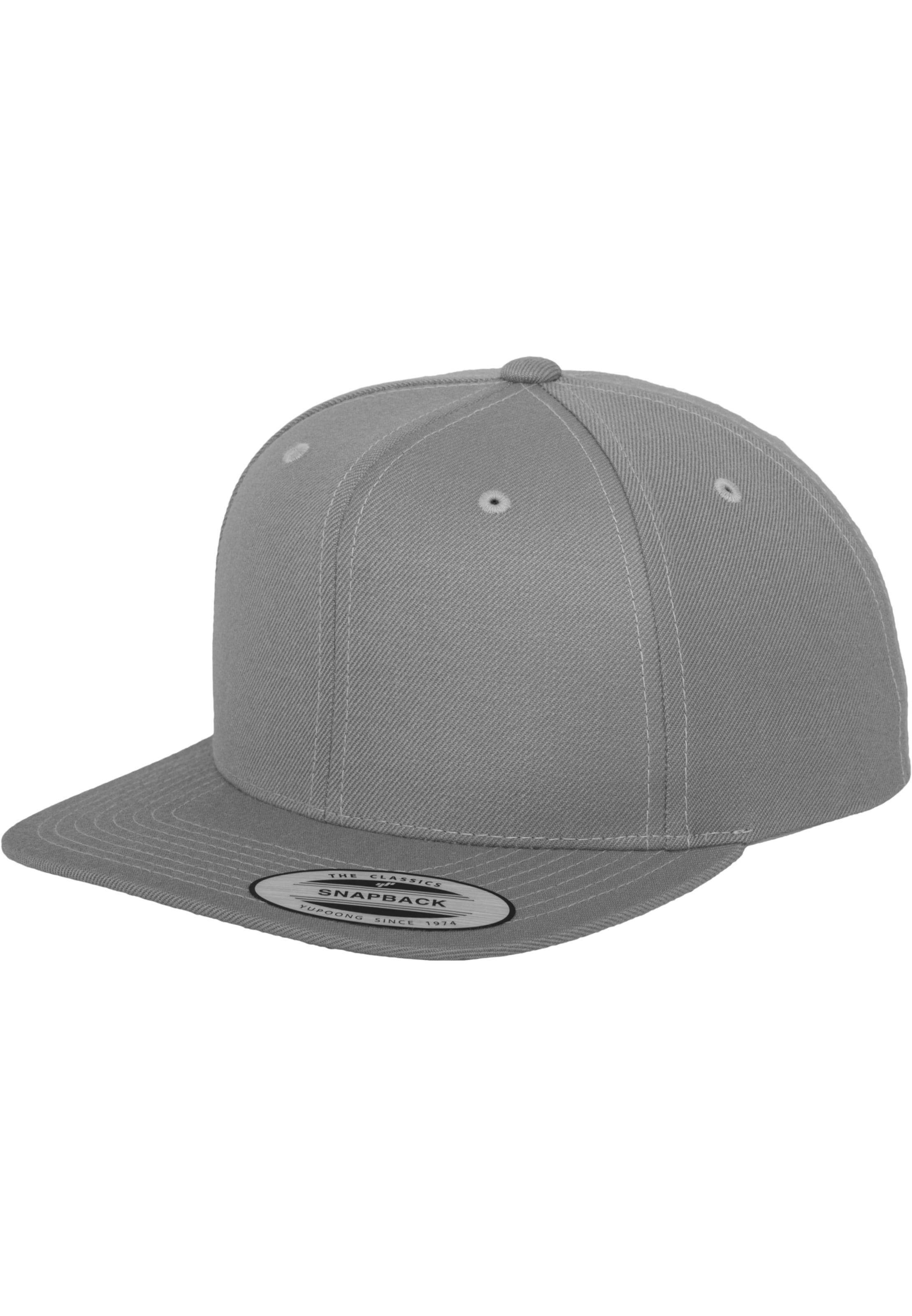 Flexfit Cap in Silber: Vorderseite