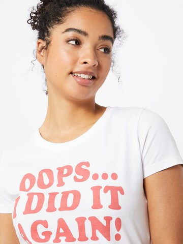 T-shirt 'Oops' EINSTEIN & NEWTON en blanc