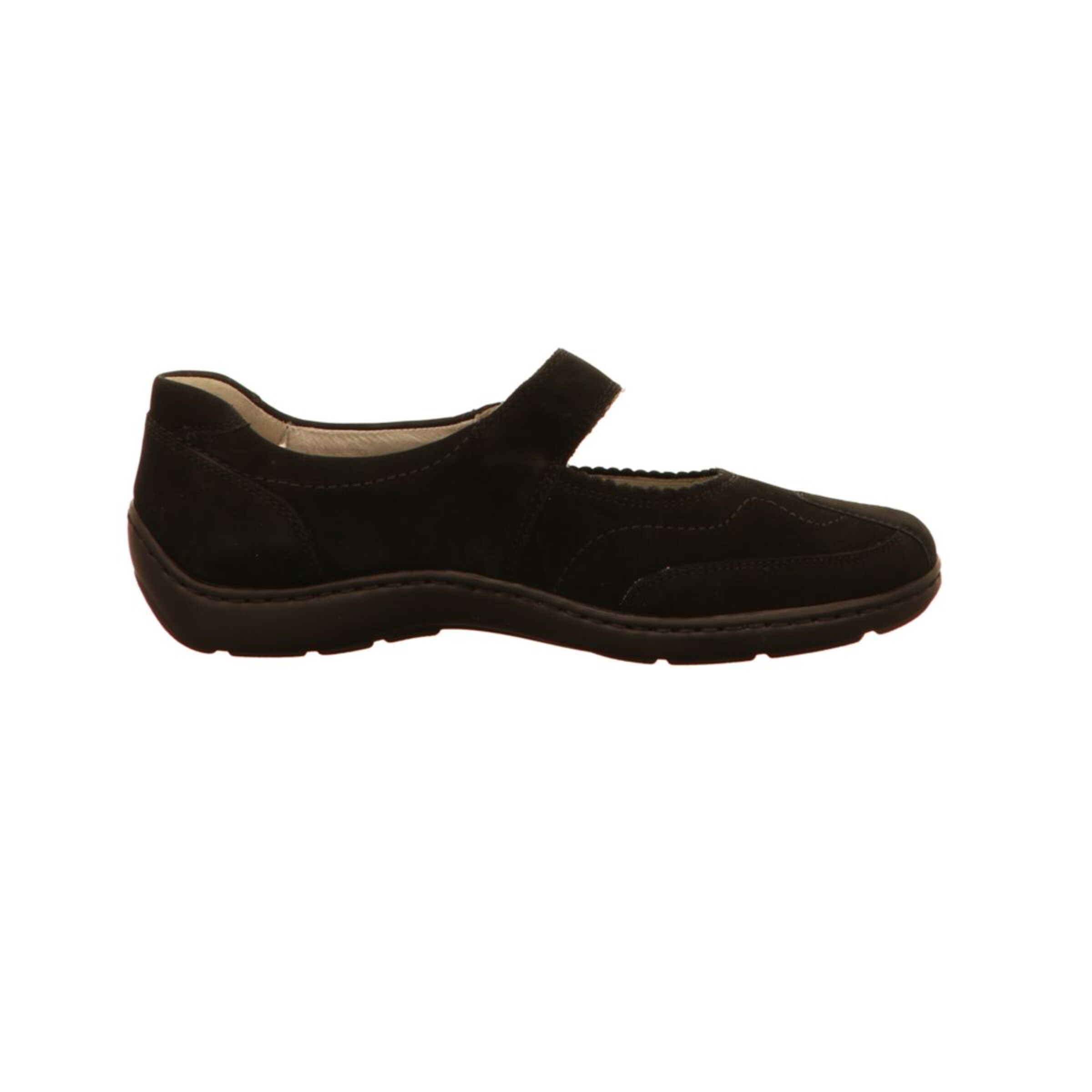 WALDLÄUFER Ballet Flats with Strap 'Henni' in Brown