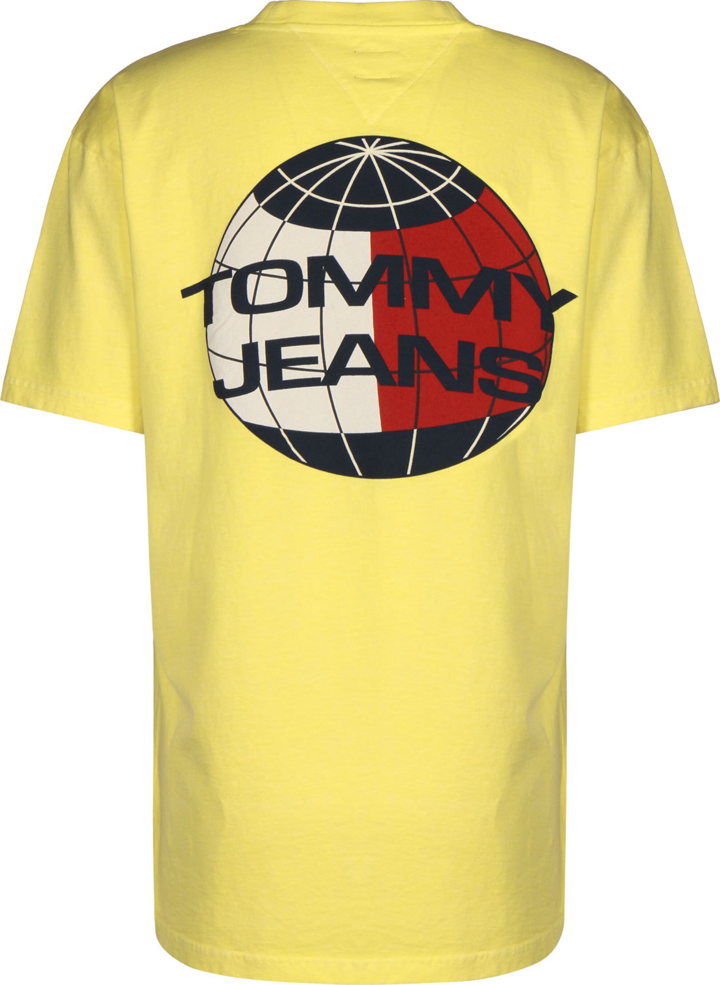 Tommy Jeans Shirt 'Summer Globe' in Yellow