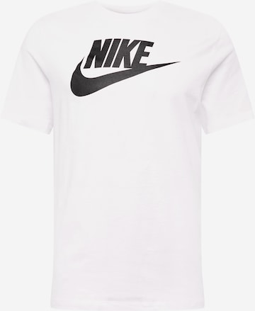 Regular fit Maglietta 'Futura' di Nike Sportswear in bianco: frontale