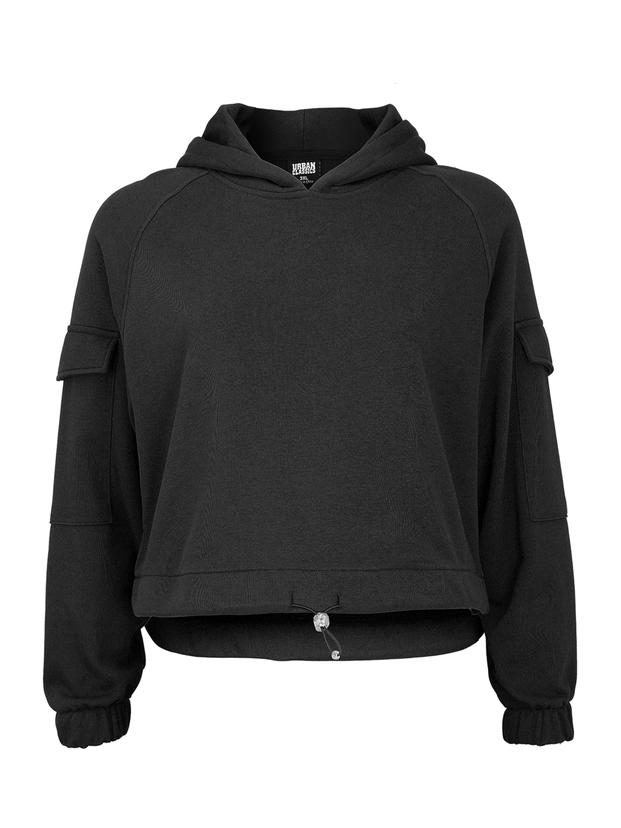 Urban Classics Majica | črna barva: sprednja stran