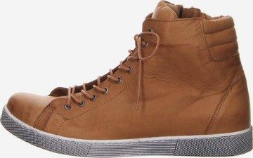 ANDREA CONTI High-Top Sneakers in Brown