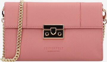 Seidenfelt Manufaktur Clutch in Pink: front